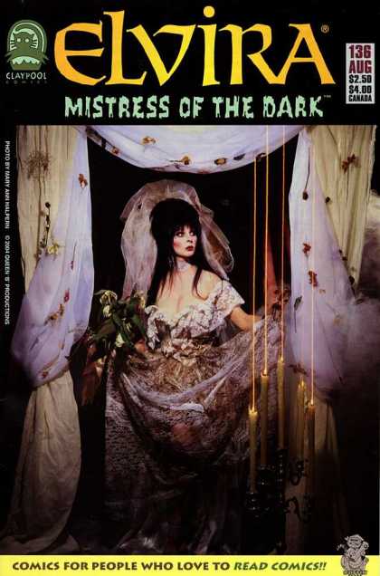 Elvira 136 - Mistress Of The Dark - Vampire - Dress - Wedding - Old