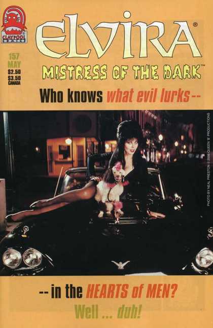 Elvira 157 - Mistress Of The Dark - Evil - Dog - Car - Hearts Of Men