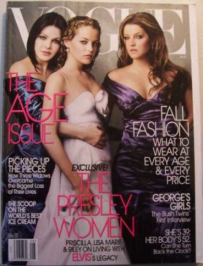 Elvis Presley Books - Vogue: The Presley Women; Priscilla, Lisa Marie & Riley on living with ELVIS's l