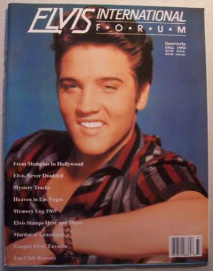 Elvis Presley Books - ELVIS International Forum [Elvis Presley] Third Quarter 1993, Fall Issue (Vol. 6