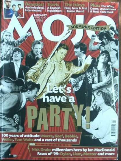 Elvis Presley Books - Mojo Magazine Issue 74 (January, 2000) (Elvis Presley cover)