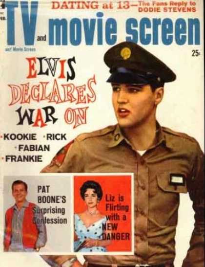 Elvis Presley Books - TV and Movie Screen Magazine February 1960 (Elvis Presley cover)