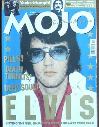 Elvis Presley Books - Mojo Magazine Issue 101 (April, 2002) (Elvis Presley cover)