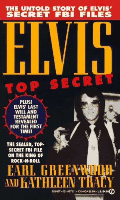 Elvis Presley Books - Elvis Top Secret (Signet)