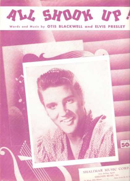 Elvis Presley Books - All Shook Up (Vintage Sheet Music)