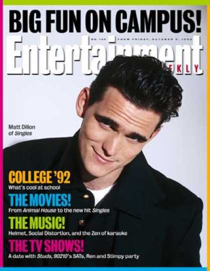 Entertainment Weekly - Matt Dillon Didn't Go To College But He Made Three Really Smart Films In the La