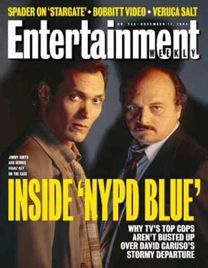 Entertainment Weekly - With David Caruso's Departure and Jimmy Smits' Arrival, the Men and Women of Ny