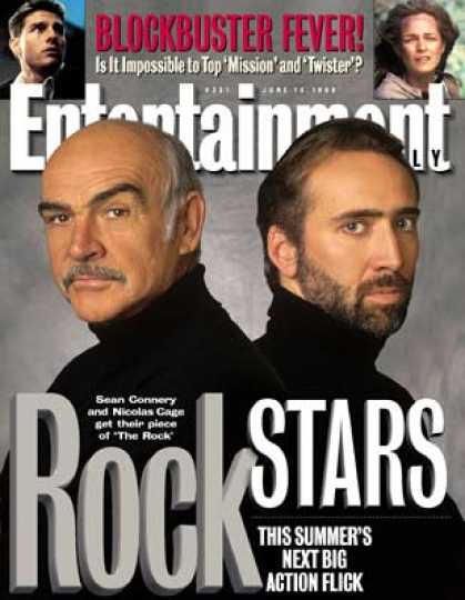 Entertainment Weekly - Jail-house Rock Sean Connery and Nicolas Cage Are On A Roll With 'the Rock'--de