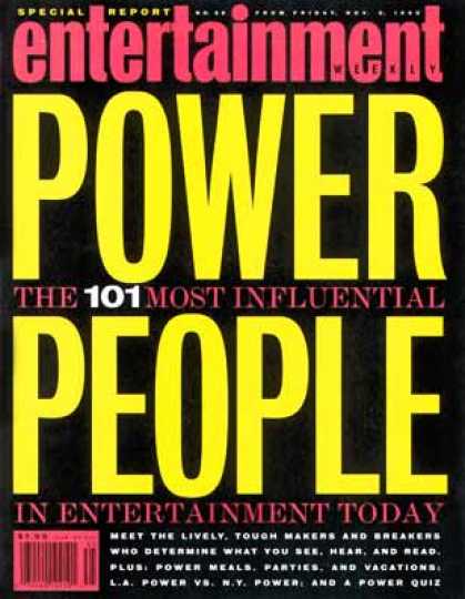 Entertainment Weekly - 101: The Most Powerful People In Entertainment Movies, Television, Music, Publ