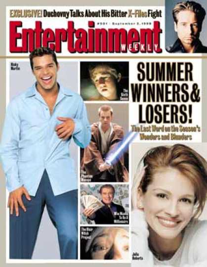 Entertainment Weekly - Ricky Martin, Regis, and Others: The Winners of Summer 1999