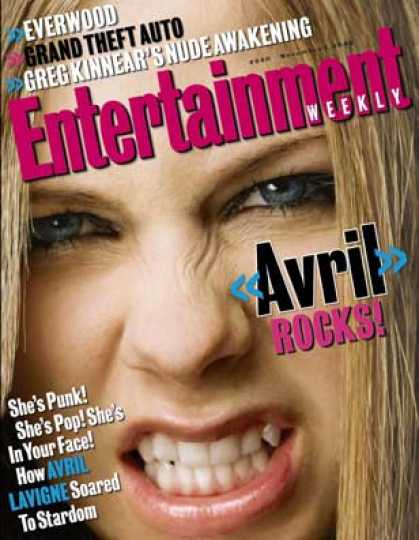 Entertainment Weekly - How Avril Lavigne Became the New Pop Idol