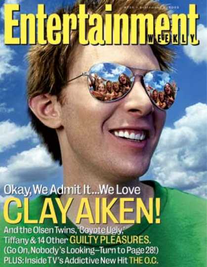 Entertainment Weekly - Clay Aiken, Ew's Guilty-pleasure Cover Boy