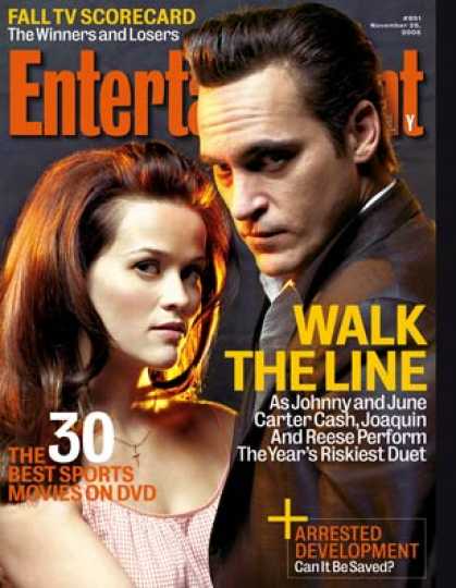 Entertainment Weekly - "walk the Line": Joaquin and Reese On Their Risky Duet