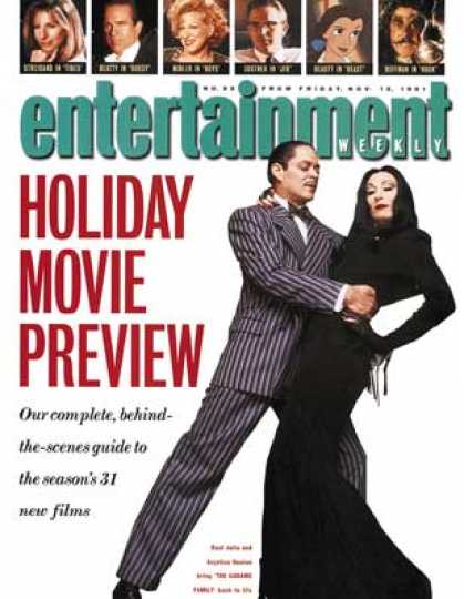 Entertainment Weekly - Buh Duh Duh Dum (snap, Snap) They're Creepy and They're Kooky. and Now Thry're