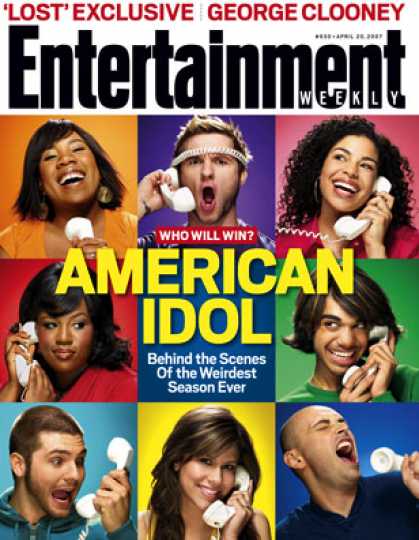 Entertainment Weekly - Melinda? Blake? Sanjaya?! Who Will Win "idol"?