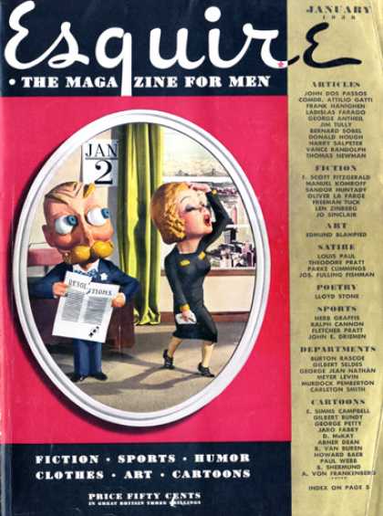 Esquire - 1/1938