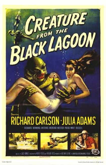 Essential Movies - Creature From The Black Lagoon Poster