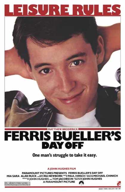 Essential Movies - Ferris Bueller's Day Off Poster