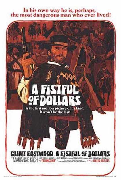 Essential Movies - Fistful Of Dollars Poster