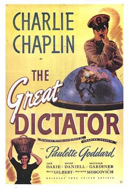 Essential Movies - Great Dictator Poster