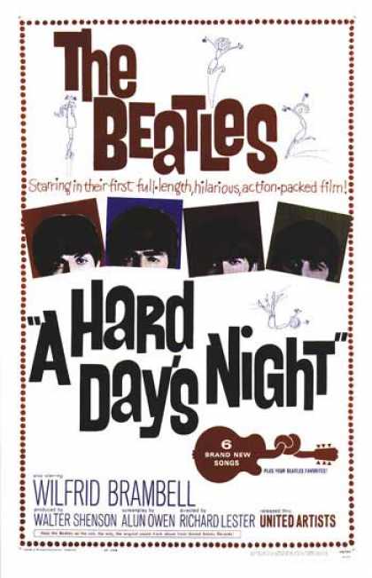 Essential Movies - Hard Day's Night Poster