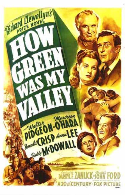 Essential Movies - How Green Was My Valley Poster