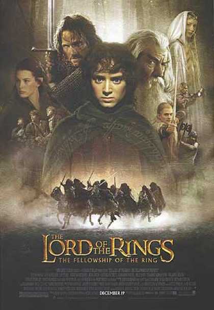 Essential Movies - Lord Of The Rings: The Fellowship Of The Ring Poster