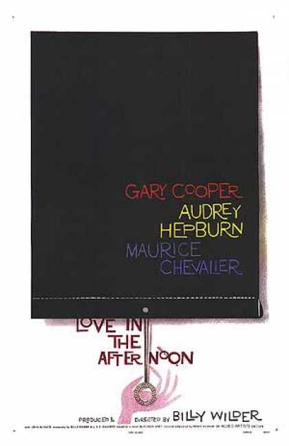 Essential Movies - Love In The Afternoon Poster
