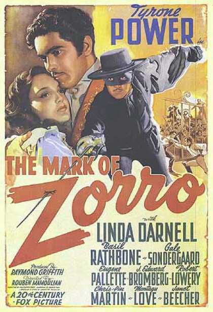Essential Movies - Mark Of Zorro Poster
