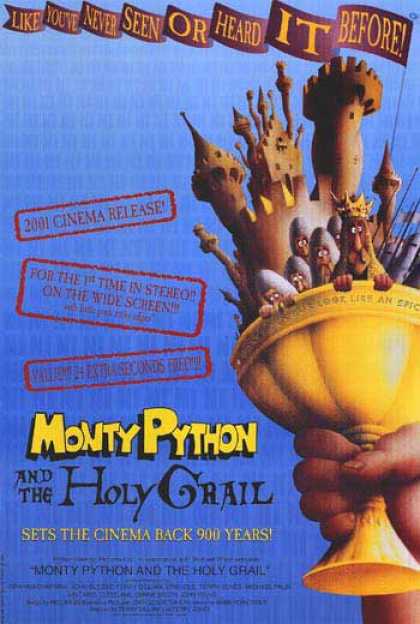 Essential Movies - Monty Python And The Holy Grail Poster