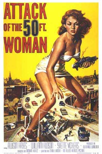 Essential Movies - Attack Of The 50 Foot Woman Poster