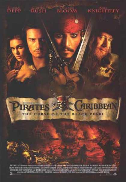Essential Movies - Pirates Of The Caribbean: The Curse Of The Black Pearl Poster