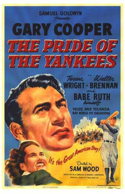 Essential Movies - Pride Of The Yankees Poster