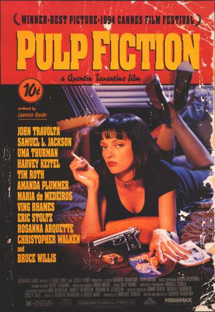 Essential Movies - Pulp Fiction Poster