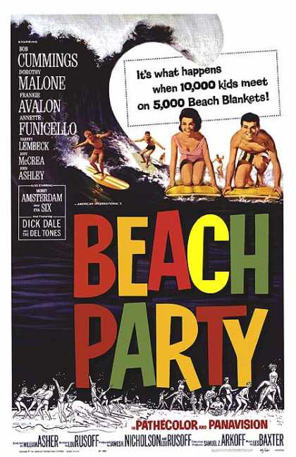 Essential Movies - Beach Party Poster
