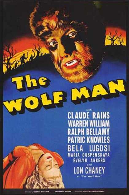 Essential Movies - Wolf Man Poster