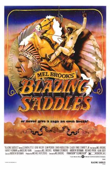 Essential Movies - Blazing Saddles Poster