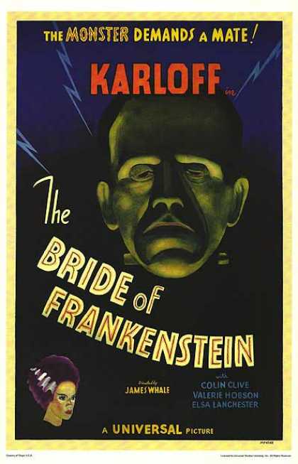 Essential Movies - Bride Of Frankenstein Poster