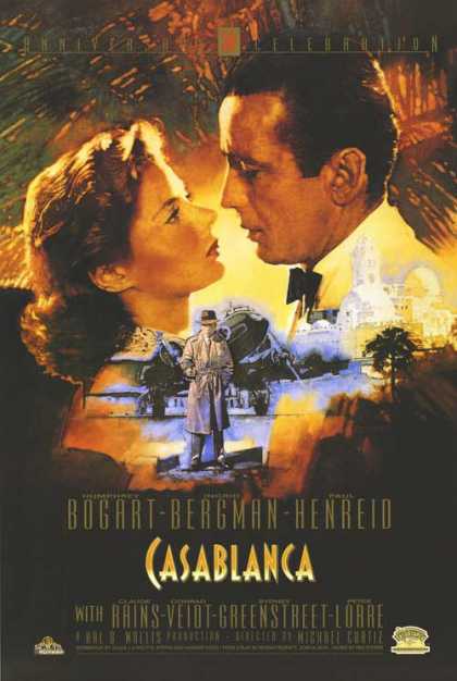 Essential Movies - Casablanca Poster
