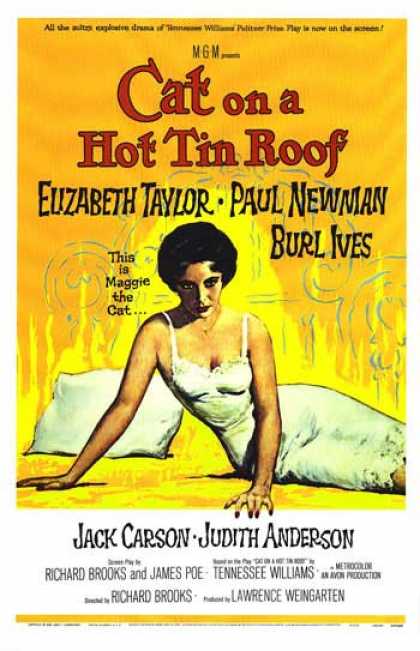Essential Movies - Cat On A Hot Tin Roof Poster