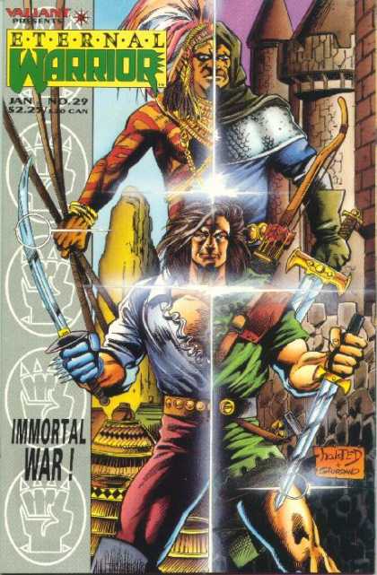 Eternal Warrior 29 - Castle - Warriors - Sword - Knife - Bow - Dick Giordano