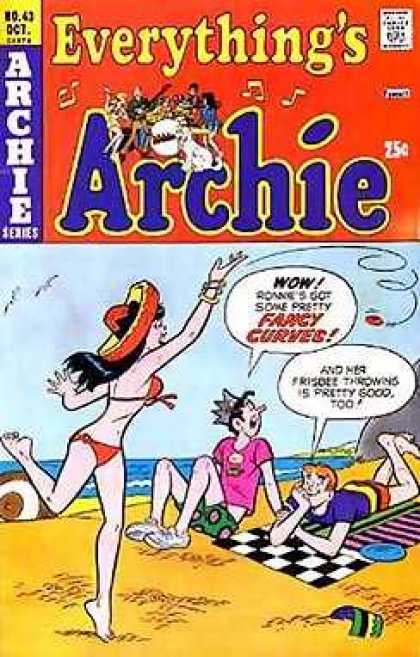 Everything's Archie 43 - 25 Cents - Fancy Curves - Frisbee - October - Everythings Archie