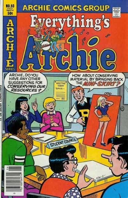 Everything's Archie 93 - Skirt - Students Council - Hair Style - Conference - Material
