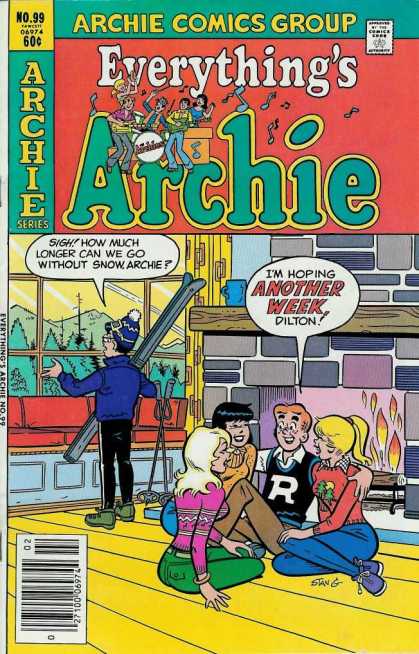 Everything's Archie 99 - Im Hoping Another Week Dilton - Skeigh - Fireplace - Letter R - Mountain