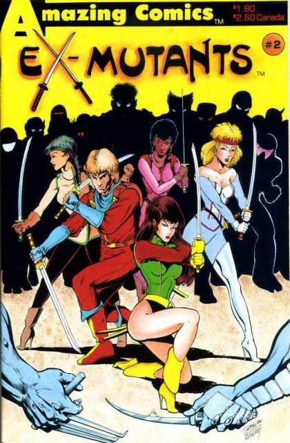 Ex-Mutants 2 - Amazing Comics - Sword - 2 - Fight - Women - Ron Lim