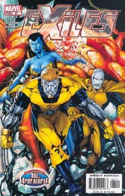 Exiles 61 - Marvel - Mutant - Superhero - Mckenna - Direct Edition