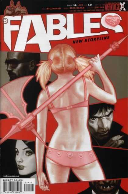 Fables 14 - Fables - New Storyline - Pigtails - Axe - Storybook Love - James Jean