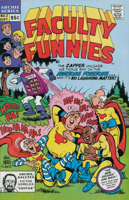 Faculty Funnies 2 - Archie Series - Zapper - Tickle Ray - Awesome Foursome - Laughing - Stan Goldberg