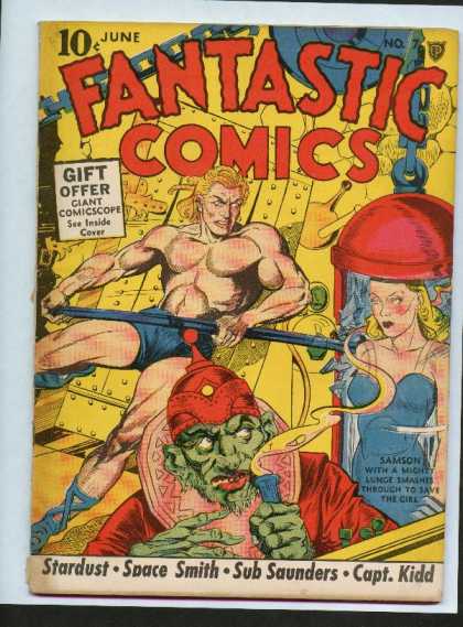 Fantastic Comics 7 - Stardust - Space Smith - Sub Saunders - Captain Kidd - Samson