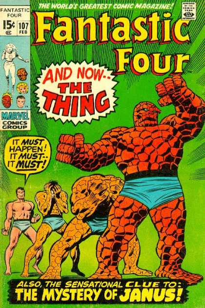 Fantastic Four 107 - Thing - Ben Grimm - Joe Sinnott, John Buscema
